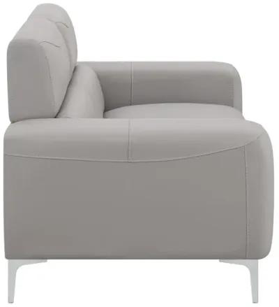 Glenmark Track Arm Upholstered Loveseat Taupe