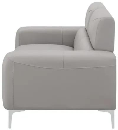 Glenmark Track Arm Upholstered Loveseat Taupe