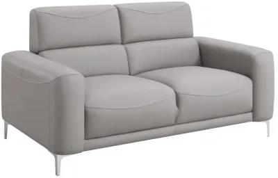 Glenmark Track Arm Upholstered Loveseat Taupe