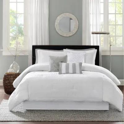 Madison Park Hampton White 7 Piece Comforter Set