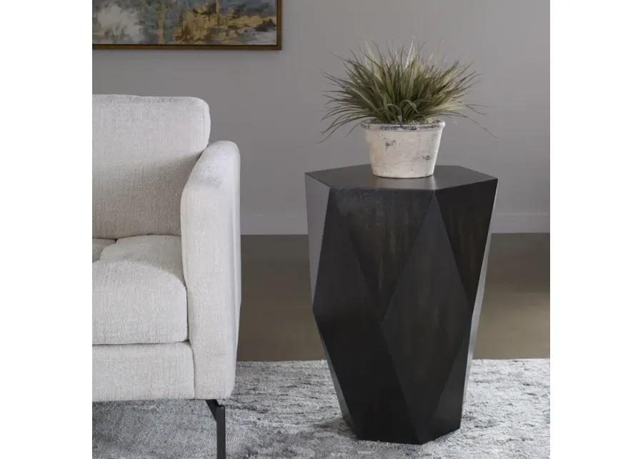 Volker Black Wooden Side Table