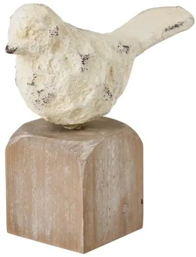 Higgins Bird Object - Set of 3 Aged Cream