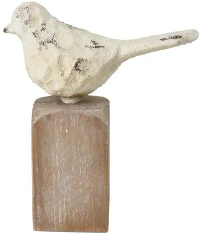 Higgins Bird Object - Set of 3 Aged Cream