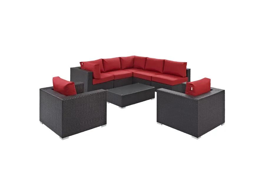 Convene 8 Piece Outdoor Patio Sectional Set