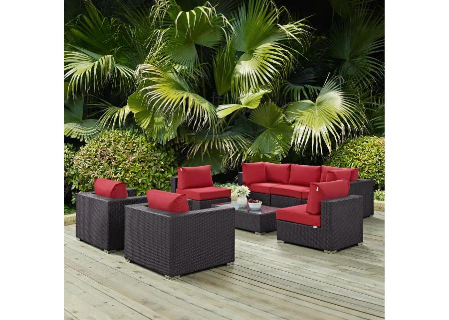 Convene 8 Piece Outdoor Patio Sectional Set