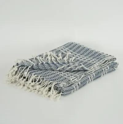 Stripe Blue Throw