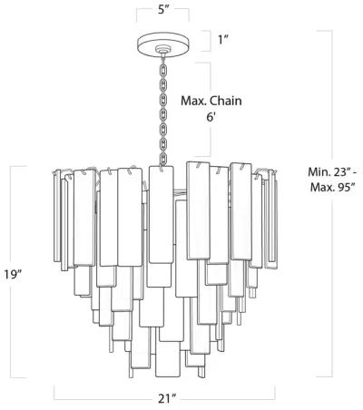 Glacier Chandelier Small