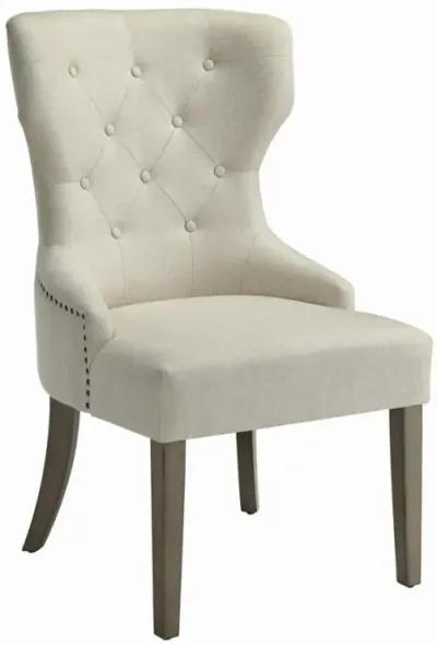 Baney Tufted Upholstered Dining Chair Beige