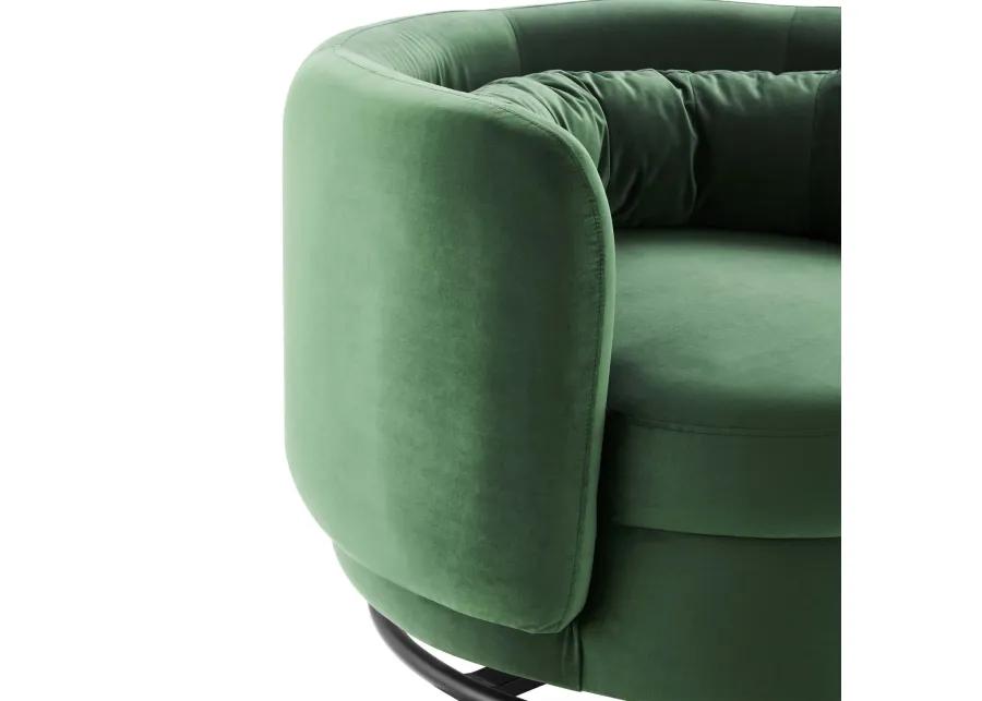 Relish Performance Velvet Performance Velvet Swivel Chair