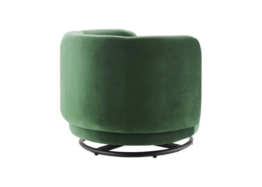 Relish Performance Velvet Performance Velvet Swivel Chair