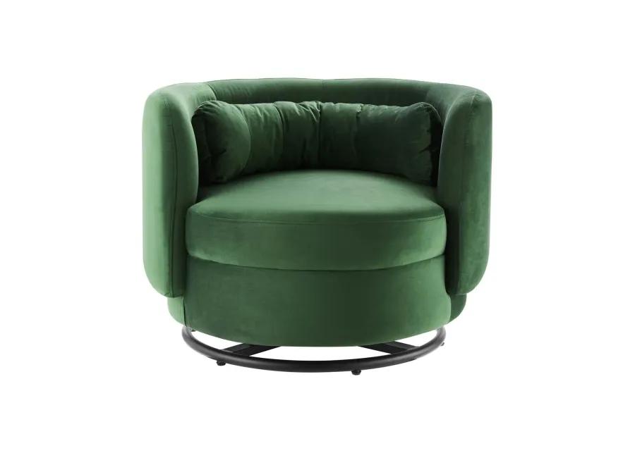 Relish Performance Velvet Performance Velvet Swivel Chair