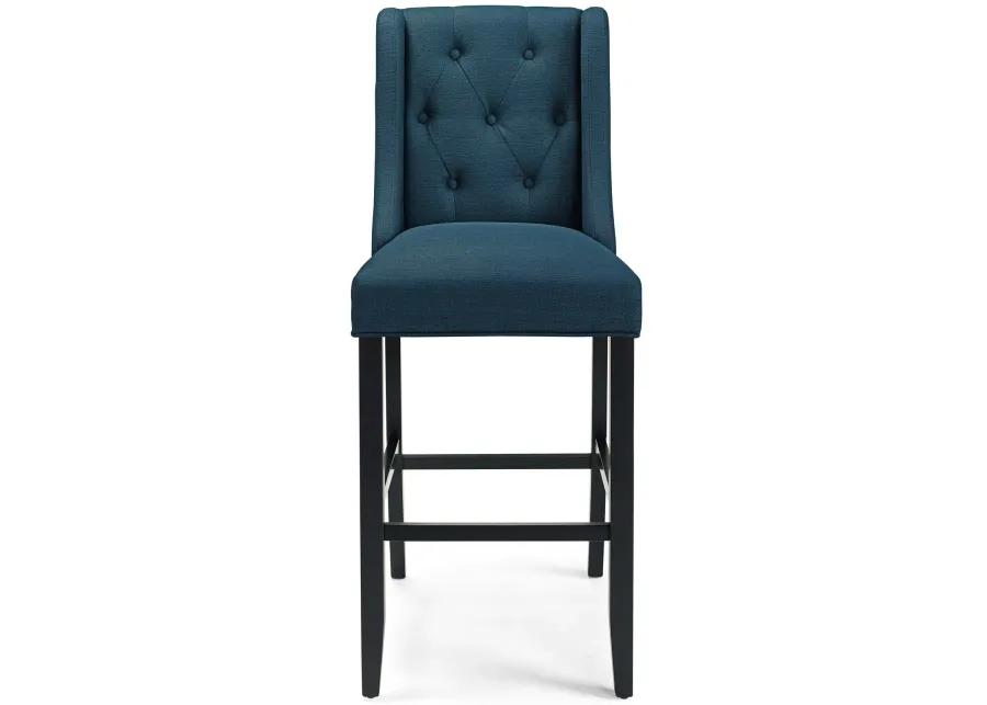 Baronet Tufted Button Upholstered Fabric Bar Stool