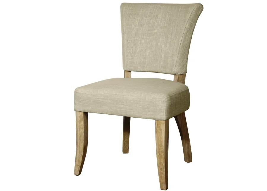 Austin Fabric Dining Side Chair, Rice (Set of 2)