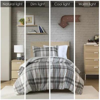 Plaid Duvet Cover Set