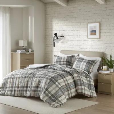 Plaid Duvet Cover Set