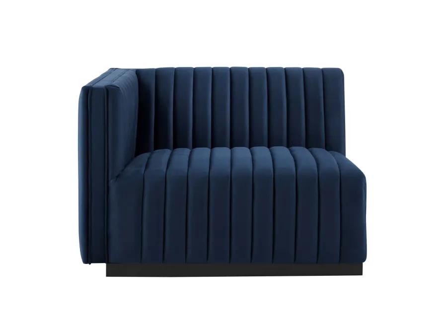 Conjure Channel Tufted Performance Velvet Loveseat