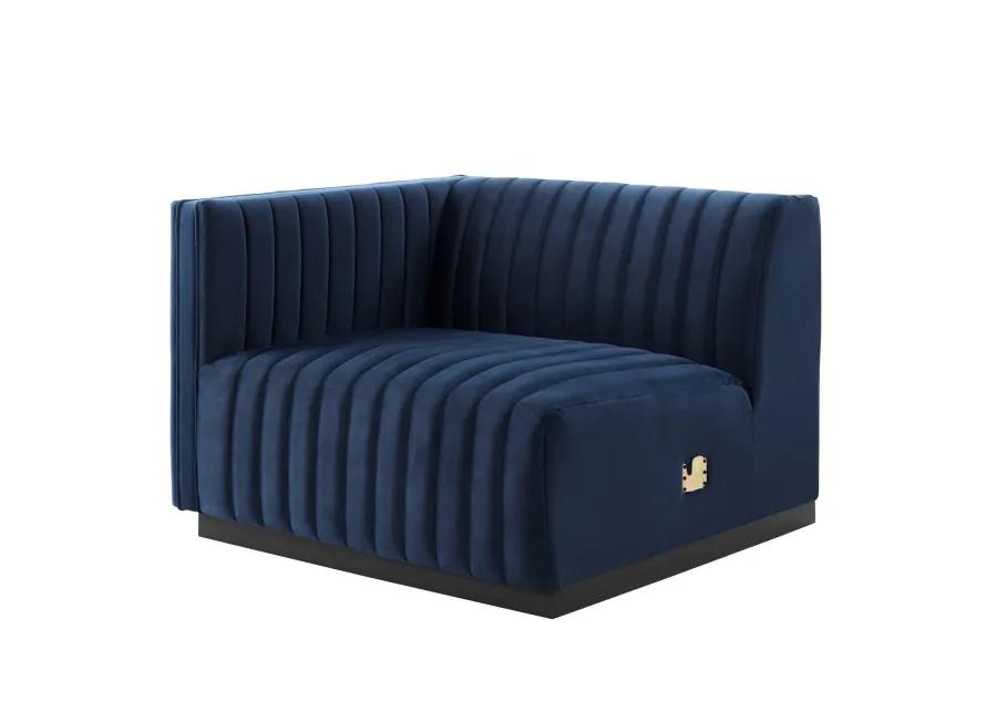 Conjure Channel Tufted Performance Velvet Loveseat