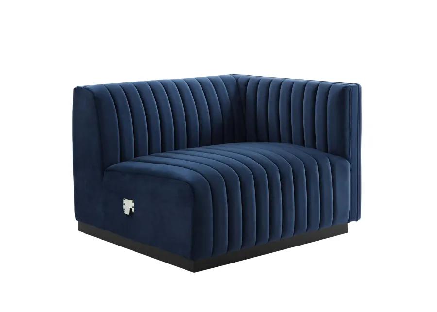 Conjure Channel Tufted Performance Velvet Loveseat