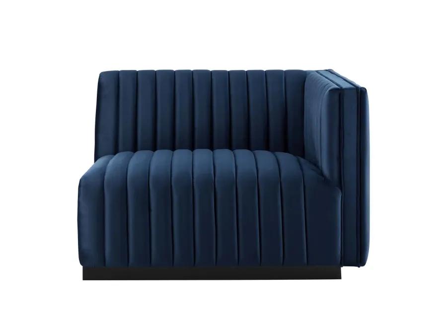 Conjure Channel Tufted Performance Velvet Loveseat