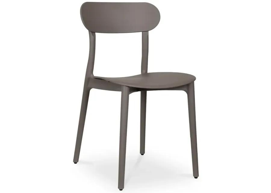 Kent Outdoor Dining Chair Taupe - Set Of Two