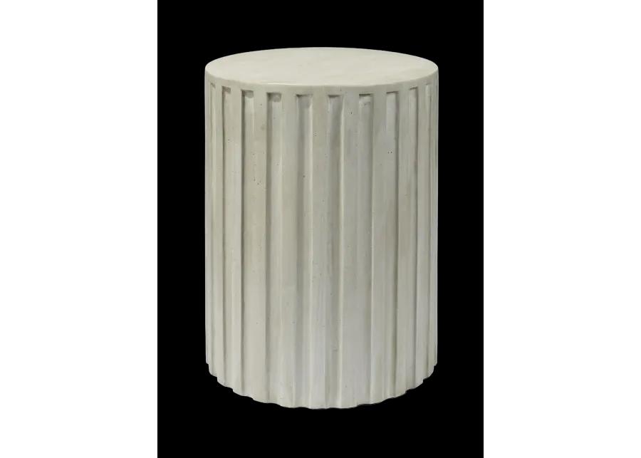 Fluted Column Side Table