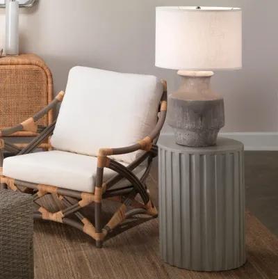 Fluted Column Side Table