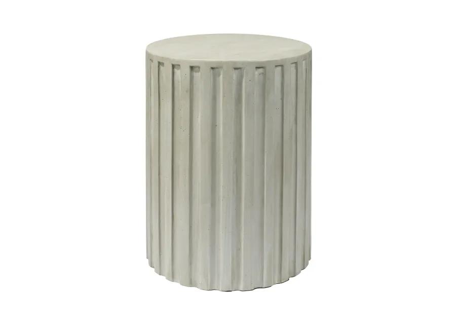 Fluted Column Side Table