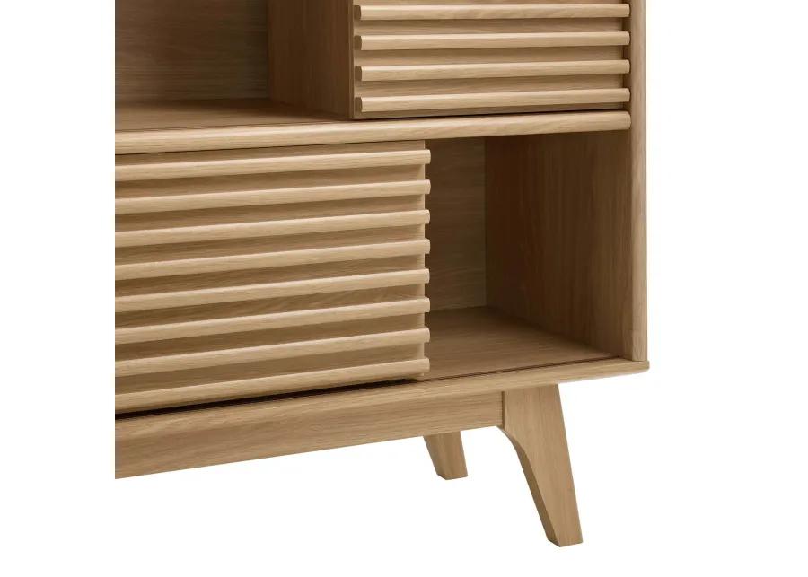 Render Three-Tier Display Storage Cabinet Stand