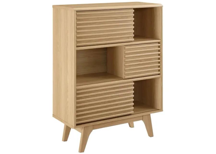 Render Three-Tier Display Storage Cabinet Stand