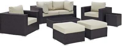 Convene 8 Piece Outdoor Patio Sectional Set