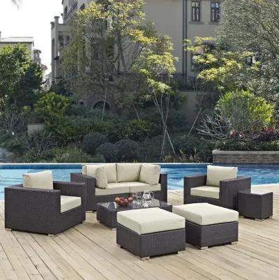 Convene 8 Piece Outdoor Patio Sectional Set