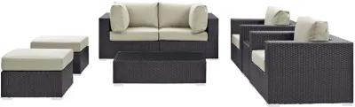 Convene 8 Piece Outdoor Patio Sectional Set