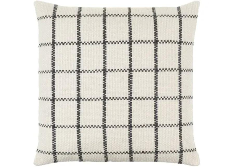 Charmaine CRM-001 18"L x 18"W Accent Pillow  - Shell Only