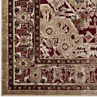 Grania Ornate Vintage Floral Turkish 8x10 Area Rug