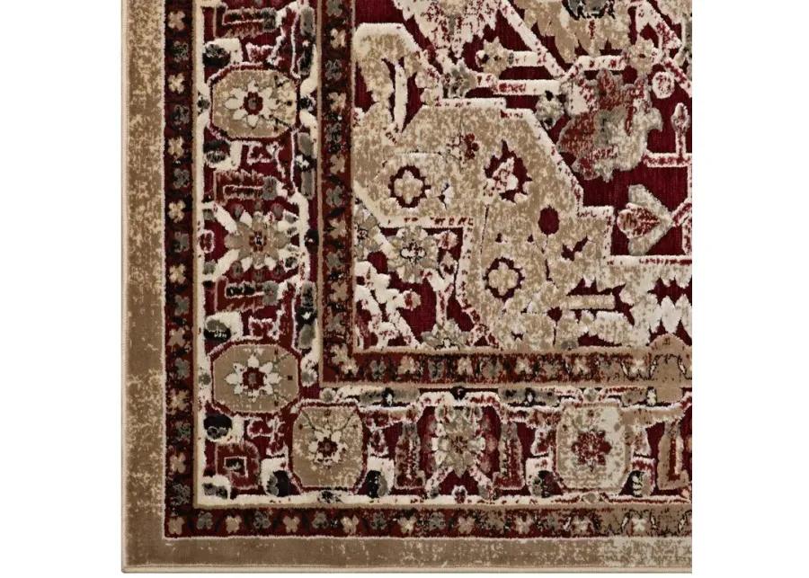 Grania Ornate Vintage Floral Turkish 8x10 Area Rug