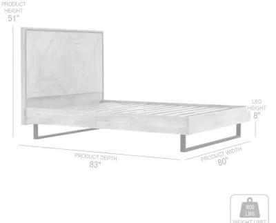 Peridot King Acacia Platform Bed 