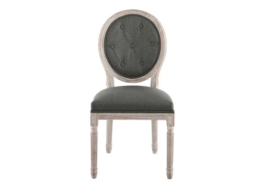 Arise Vintage French Upholstered Fabric Dining Side Chair