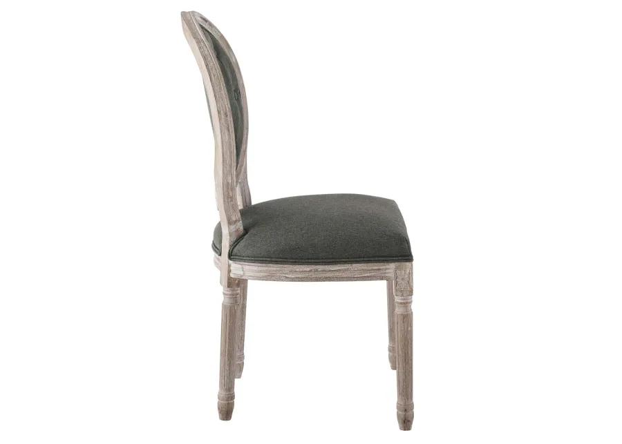 Arise Vintage French Upholstered Fabric Dining Side Chair