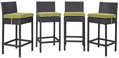 Convene 4 Piece Outdoor Patio Pub Set