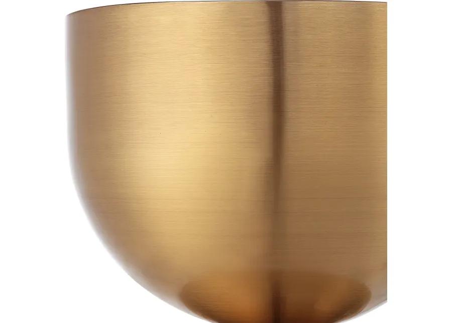 Golden Vessel Modern Accent Table