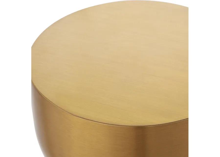 Golden Vessel Modern Accent Table