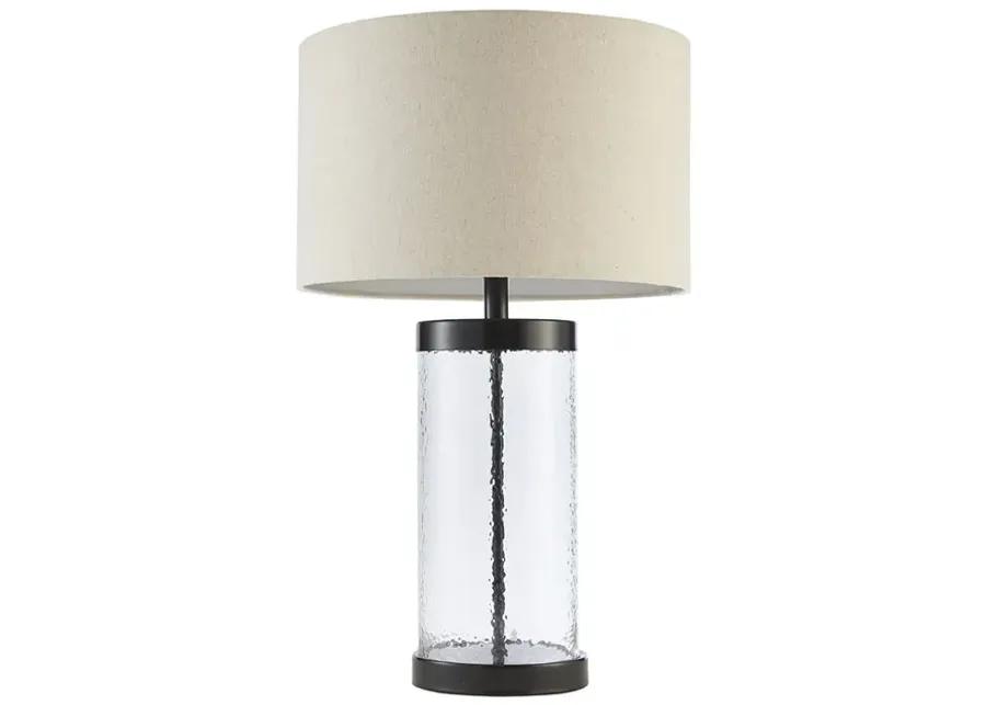 Hampton Hill Macon Clear Glass Cylinder Table Lamp