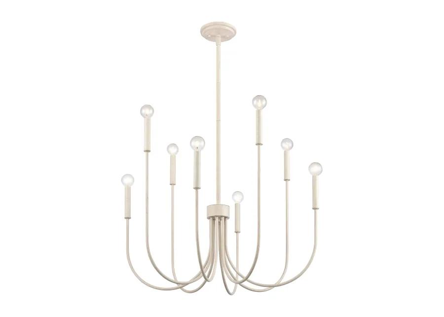 Ulla 28'' Wide 8-Light Chandelier - Antique White