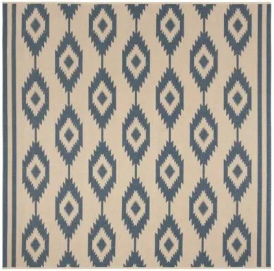 LINDEN 171 Collection LND171M-6SQ Blue / Creme 6'-7" X 6'-7" Square