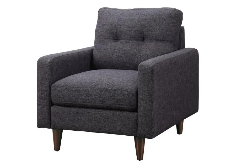 Watsonville Tufted Back Chair Grey