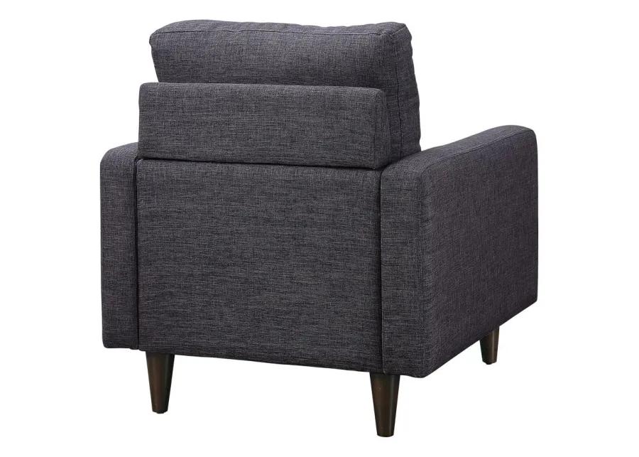 Watsonville Tufted Back Chair Grey