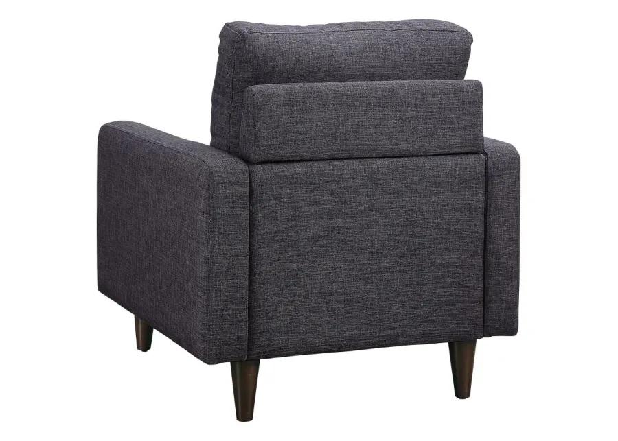 Watsonville Tufted Back Chair Grey