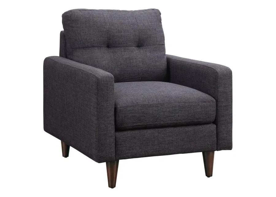 Watsonville Tufted Back Chair Grey