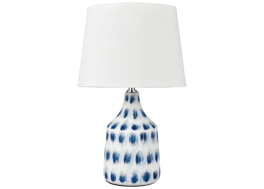 Colmar 18" High 1-Light Table Lamp - Blue