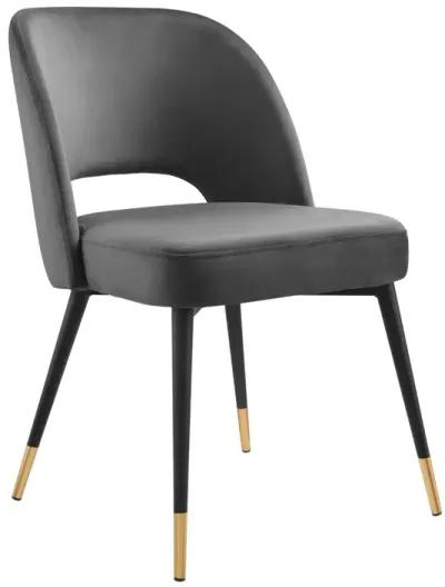 Rouse Performance Velvet Dining Side Chairs - Set of 2